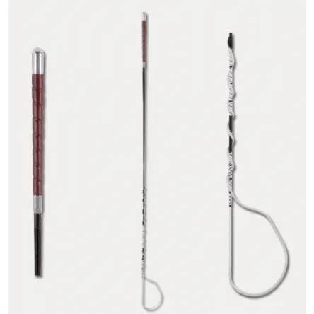 Achetez Aujourdhui Fouet d&rsquo;attelage Avec poignee en cuir noir – 160CM