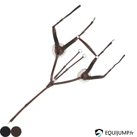 Top Vente Collier De Chasse Canter 5 points – PONEY – BRUN