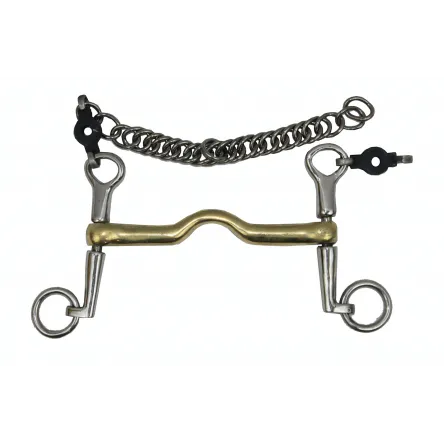 Mors de bride pompes grandes branches Jump In - 125MM - GERMAN SILVER - 14MM Expdi Aujourdhui