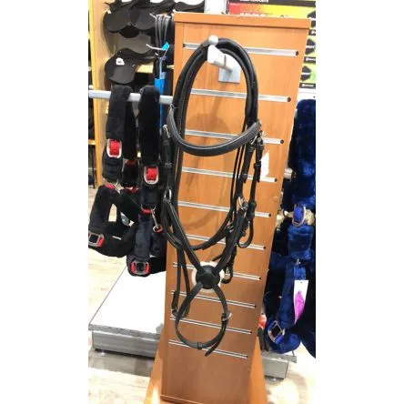 Bridon La Baule Muserolle Croise Privilge equitation – PONEY – NOIR Acheter Direct