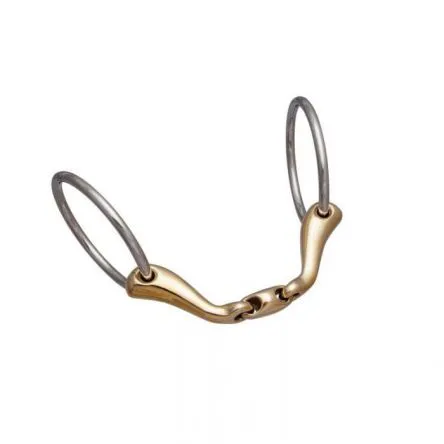 Filet 2 anneaux 2423 Double Brisure canon 16mm Stubben - 145MM - CUIVRE - 16MM Nouvelle Collection
