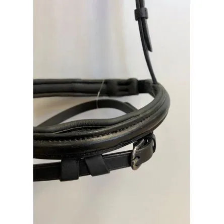 Muserolle Combine Stubben - NOIR/NOIR - CHEVAL/FULL Pas Cher