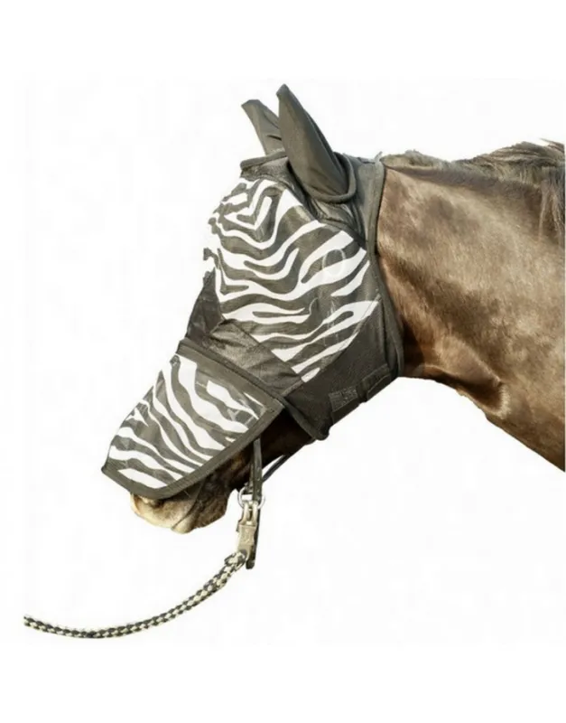 Masque anti-mouche ZEBRA avec Protection de nez intgr HKM Nouvelle Collection