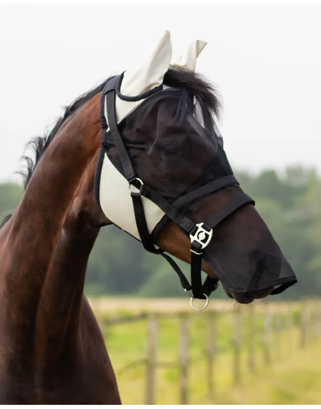 Masque anti-mouche avec protection de nez dtachable QHP Super Prix