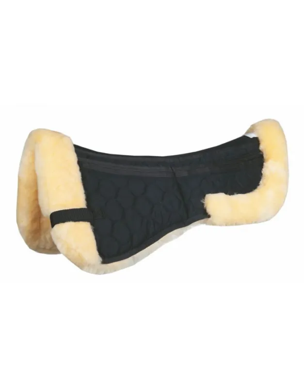 Amortisseur en mesh et mouton vritable avec inserts amovibles HKM STYLE Meilleur Prix