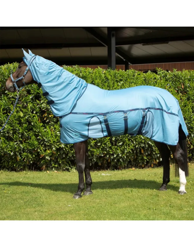 Prix Cass Couverture anti-mouche mesh Pro avec couvre-cou et bonnet Harry&rsquo;s Horse