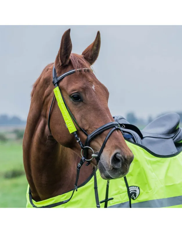 Fourreau fluo rflchissant pour bridon ou rnes HORKA Nouvelle Collection