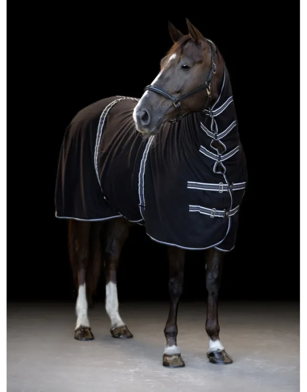 Nouvelle Collection Couverture polaire avec couvre cou fixe HorseGuard