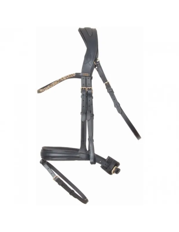 Acheter En Ligne Bridon TDET « Hopper » – Havane et argent – Pur-sang/Cob