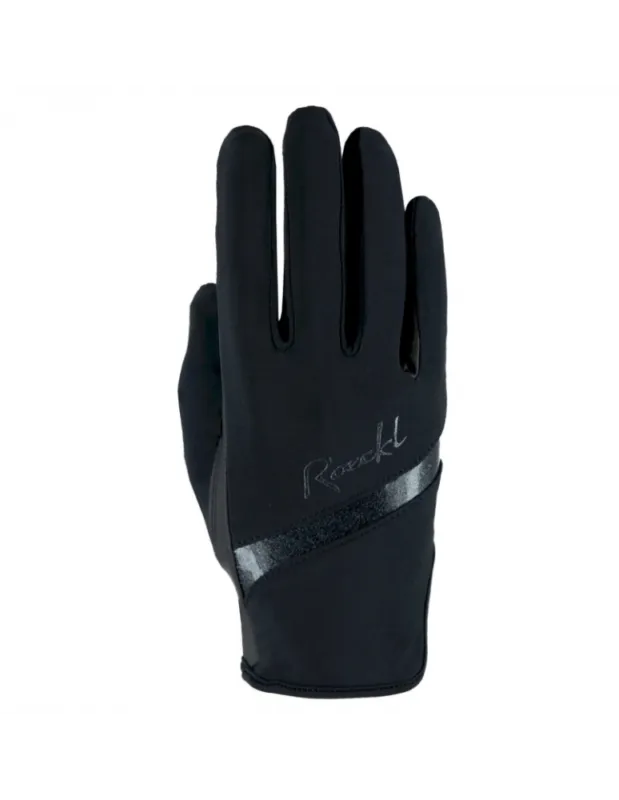 Dernier Modle Gants ROECKL « Lorraine » – Noir – 8,5