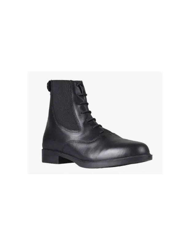 Solde Boots cuir QHP "Tulsa" - Noir - 36