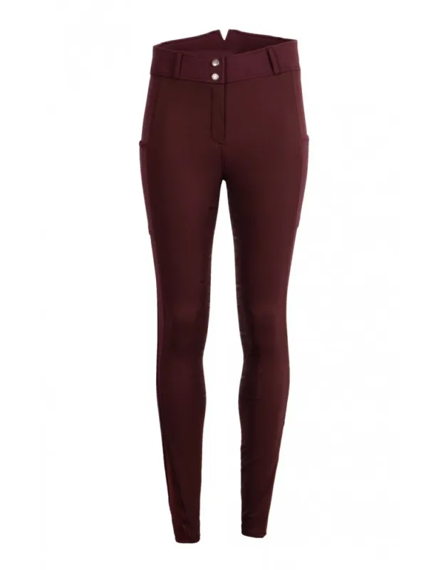 Pantalon MONTAR "Madelyn" - Prune - 34 Produit De Marque
